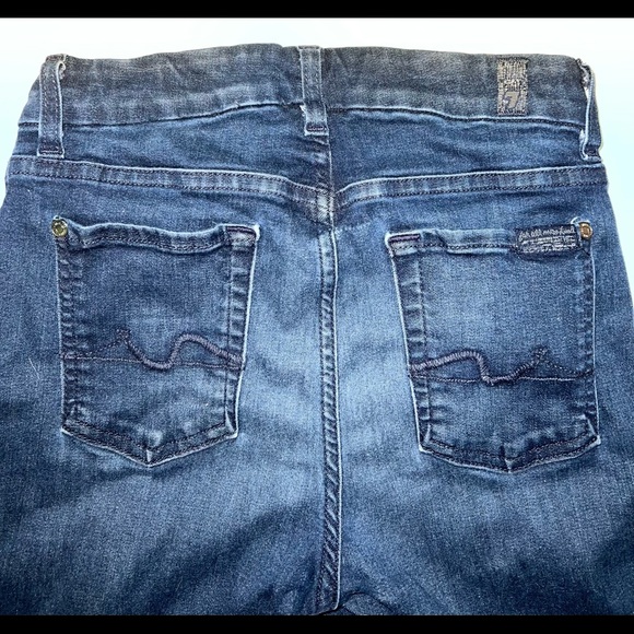 7 for All Mankind Kimmie Straight Leg Jeans Size 26 - Picture 3 of 4